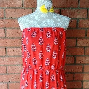 Xl Old Navy Red Long dress